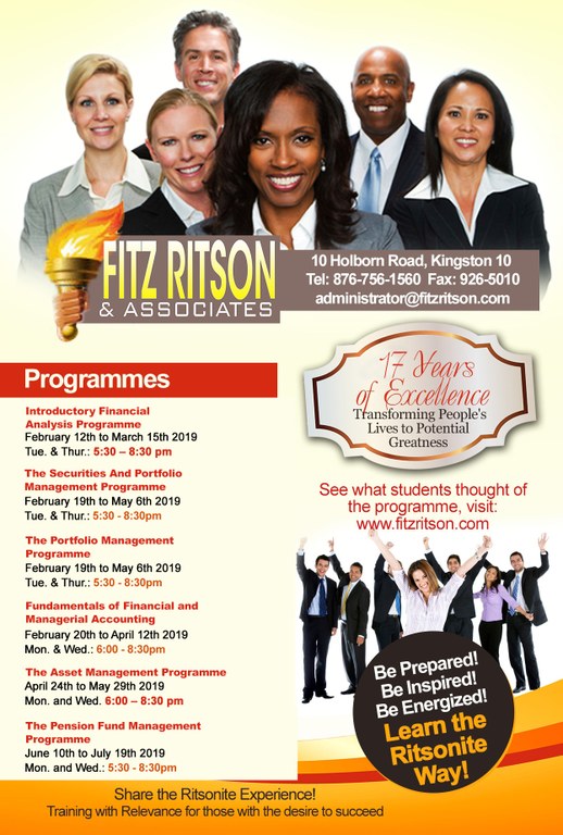 Upcoming Programmes for Fitz Ritson and Associates